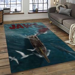 Jaws Movie Rectangle Area Rug For Living Room Home Room Decor Gift For Friends And Family JAW29