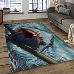 jaws movie rectangle area rug for living room home room decor gift for friends and family dark room jaw31