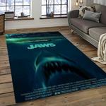 jaws movie rectangle area rug for living room home room decor gift for friends and family dark room jaw8