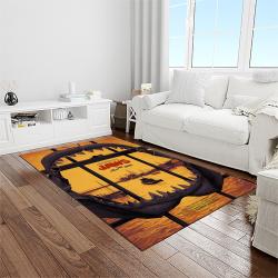 jaws movie rectangle area rug for living room home room decor gift for friends and family light room jaw12
