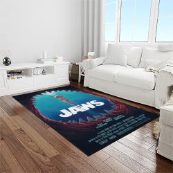 jaws movie rectangle area rug for living room home room decor gift for friends and family light room jaw16