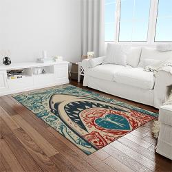 jaws movie rectangle area rug for living room home room decor gift for friends and family light room jaw18