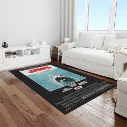 jaws movie rectangle area rug for living room home room decor gift for friends and family light room jaw22