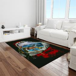jaws movie rectangle area rug for living room home room decor gift for friends and family light room jaw25