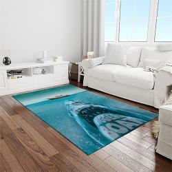 jaws movie rectangle area rug for living room home room decor gift for friends and family light room jaw3