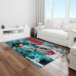 jaws movie rectangle area rug for living room home room decor gift for friends and family light room jaw34