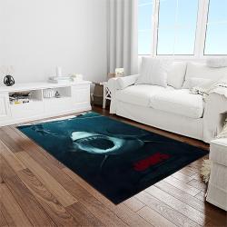 jaws movie rectangle area rug for living room home room decor gift for friends and family light room jaw46