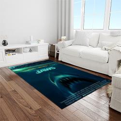 jaws movie rectangle area rug for living room home room decor gift for friends and family light room jaw8