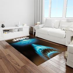 jaws movie rectangle area rug for living room home room decor gift for friends and family light room jaw9