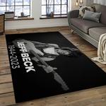 jeff beck english guitarist music rectangle area rug carpet for living room home room decor gift for friends dark room jfb10