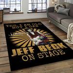 jeff beck english guitarist music rectangle area rug carpet for living room home room decor gift for friends dark room jfb4