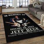 jeff beck english guitarist music rectangle area rug carpet for living room home room decor gift for friends dark room jfb7