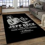 jeff beck english guitarist music rectangle area rug carpet for living room home room decor gift for friends dark room jfb9