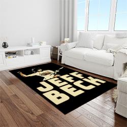 jeff beck english guitarist music rectangle area rug carpet for living room home room decor gift for friends light room jfb3