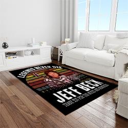 jeff beck english guitarist music rectangle area rug carpet for living room home room decor gift for friends light room jfb6