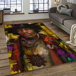 jimi hendrix guitairist song writer rectangle area rug carpet for living room home room decor gift for friends dark room jmh22