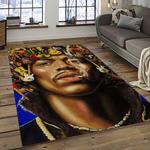 jimi hendrix guitairist song writer rectangle area rug carpet for living room home room decor gift for friends dark room jmh23