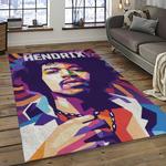 jimi hendrix guitairist song writer rectangle area rug carpet for living room home room decor gift for friends dark room jmh28