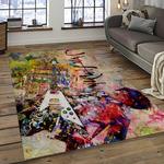 jimi hendrix guitairist song writer rectangle area rug carpet for living room home room decor gift for friends dark room jmh47