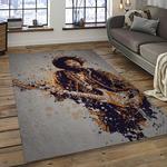 jimi hendrix guitairist song writer rectangle area rug carpet for living room home room decor gift for friends dark room jmh55