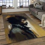 jimi hendrix guitairist song writer rectangle area rug carpet for living room home room decor gift for friends dark room jmh9