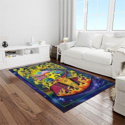 jimi hendrix guitairist song writer rectangle area rug carpet for living room home room decor gift for friends light room jmh16