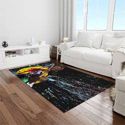 jimi hendrix guitairist song writer rectangle area rug carpet for living room home room decor gift for friends light room jmh24