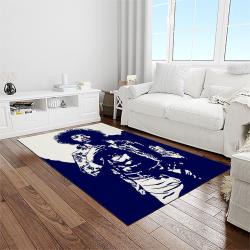 jimi hendrix guitairist song writer rectangle area rug carpet for living room home room decor gift for friends light room jmh27