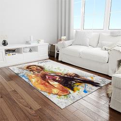 jimi hendrix guitairist song writer rectangle area rug carpet for living room home room decor gift for friends light room jmh45