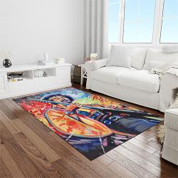 jimi hendrix guitairist song writer rectangle area rug carpet for living room home room decor gift for friends light room jmh46