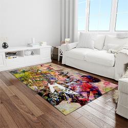 jimi hendrix guitairist song writer rectangle area rug carpet for living room home room decor gift for friends light room jmh47