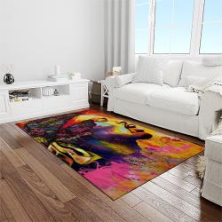 jimi hendrix guitairist song writer rectangle area rug carpet for living room home room decor gift for friends light room jmh5