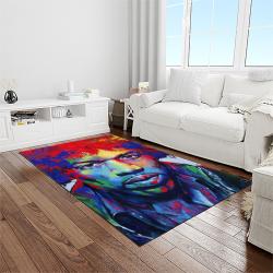 jimi hendrix guitairist song writer rectangle area rug carpet for living room home room decor gift for friends light room jmh54