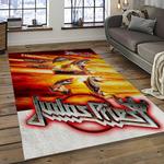 judas priest band rectangle area rug carpet for living room home room decor gift for friends dark room jpr1
