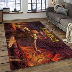 Judas Priest Band Rectangle Area Rug Carpet For Living Room Home Room Decor Gift For Friends JPR38