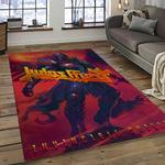 judas priest band rectangle area rug carpet for living room home room decor gift for friends dark room jpr4
