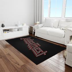 judas priest band rectangle area rug carpet for living room home room decor gift for friends light room jpr17