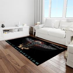 judas priest band rectangle area rug carpet for living room home room decor gift for friends light room jpr22