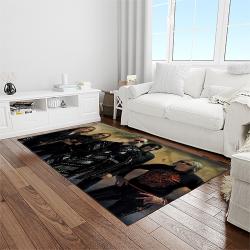 judas priest band rectangle area rug carpet for living room home room decor gift for friends light room jpr23