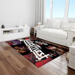 judas priest band rectangle area rug carpet for living room home room decor gift for friends light room jpr25