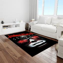judas priest band rectangle area rug carpet for living room home room decor gift for friends light room jpr29