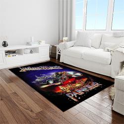judas priest band rectangle area rug carpet for living room home room decor gift for friends light room jpr36