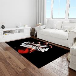 judas priest band rectangle area rug carpet for living room home room decor gift for friends light room jpr37
