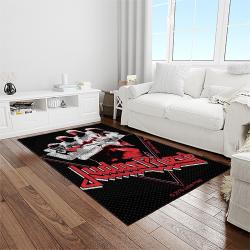 judas priest band rectangle area rug carpet for living room home room decor gift for friends light room jpr9
