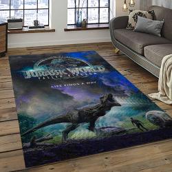 Jurassic Park Movie Rectangle Area Rug For Living Room Home Room Decor Gift For Friends And Family JRP1
