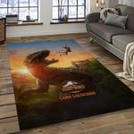 jurassic park movie rectangle area rug for living room home room decor gift for friends and family dark room jrp15