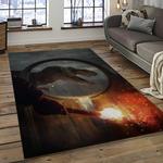 jurassic park movie rectangle area rug for living room home room decor gift for friends and family dark room jrp2