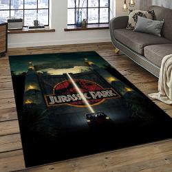 Jurassic Park Movie Rectangle Area Rug For Living Room Home Room Decor Gift For Friends And Family JRP21