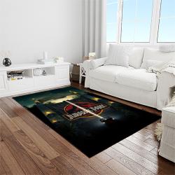 jurassic park movie rectangle area rug for living room home room decor gift for friends and family light room jrp21