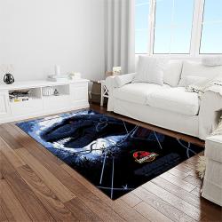 jurassic park movie rectangle area rug for living room home room decor gift for friends and family light room jrp25
